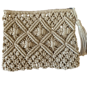 Boho Woven Clutch
